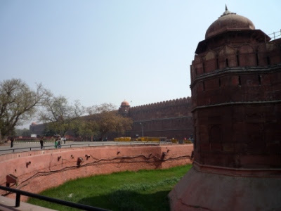 red fort moat, new delhi