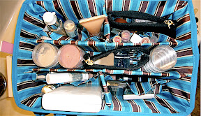 part of my makeup being placed into the new case