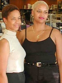 Connie Briscoe and Mary Morrison at Howard U. Bookstore