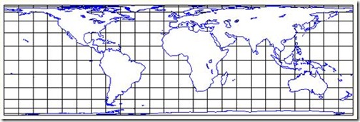 The Lambert cylindrical equal-area projection