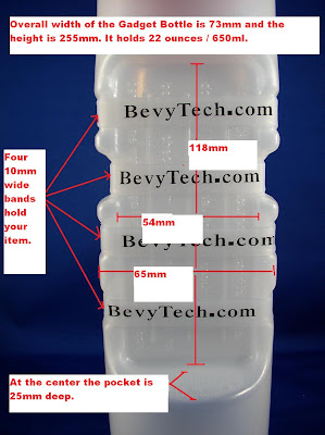 BevyTech Gadget Bottle Pocket Specs