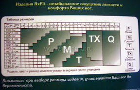таблица размеров таблица размеров