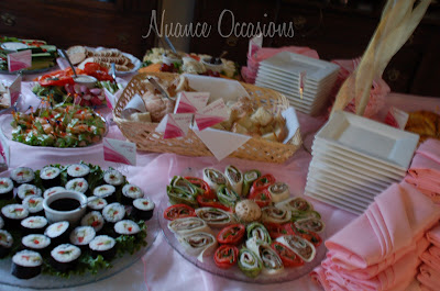 cocktail reception food