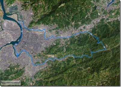 山路 汐平公路 2008-1-20