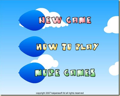 Start a new More Bloons game,