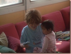 Spike and Emme Lu Lap