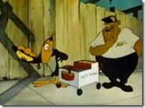Heckle and Jeckle cartoon hot dog cart Jim Tyer