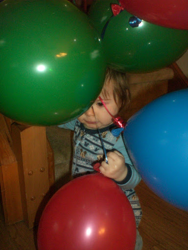 The morning after - all about the balloons!