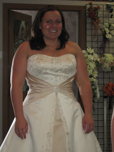 Hilary ; Plus Size Figure Wedding Dress, Bridal Gown