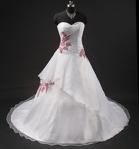 bridal gown elegant embroidered detail