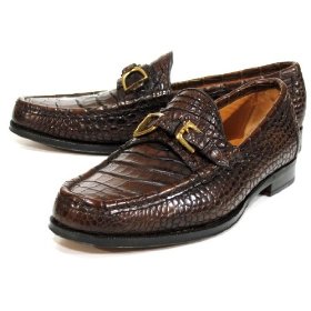 Ralph Lauren 'Bleeker' Alligator Moc Toe Loafers Mens - Tobacco Ralph Lauren 'Bleeker' Alligator Moc Toe Loafers Mens - Tobacco