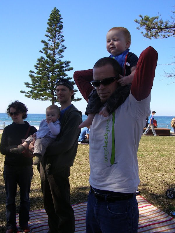 Anna, Luke with Charlie, Ryan with ...