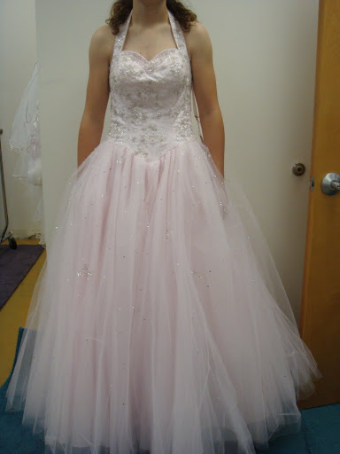 Pink Tulle Wedding Gown Design