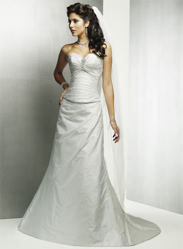 Elegant Bridal Wedding Gown With Beautiful Model