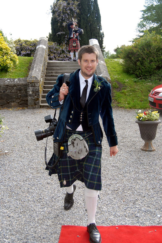 Mr Stuart Wilson in a skirt. Mr Stuart Wilson in a skirt.