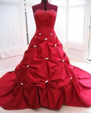 Red Wedding Gowns 069