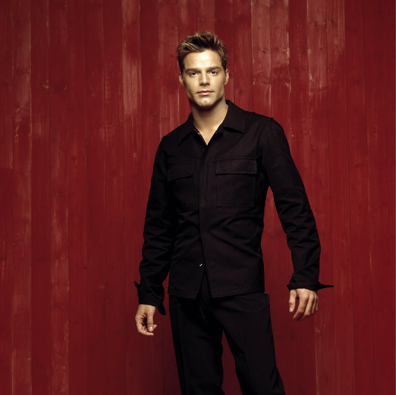 Latino pop singer Ricky Martin.