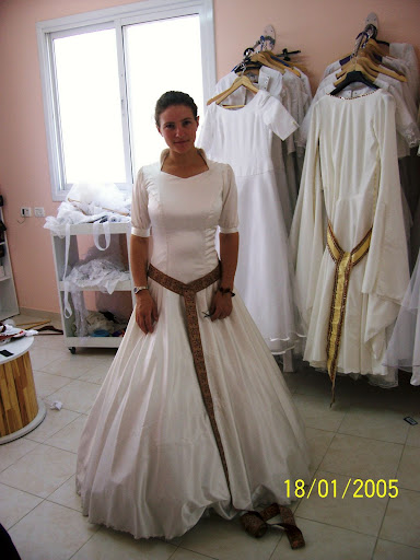 3/4 sleeves bridal [ball] gown,wedding dress