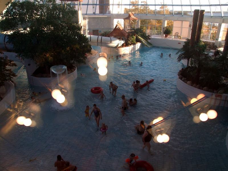 La piscin...