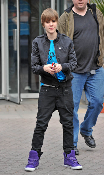 Justin Bieber Supra Shoes 2011 Purple