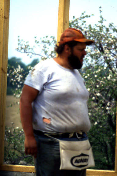 Barn building foreman. Ron.