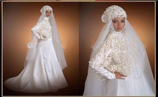 MD025 ; Moslem Wedding Dress Design