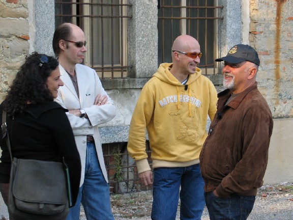 Jeffery Deaver con Giorgio Faletti Jeffery Deaver con Giorgio Faletti
