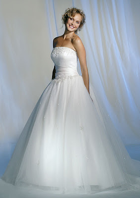 Romantic Tulle Bridal Gowns Wedding Dresses 2010