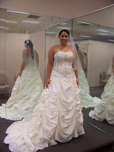 plus size bride's gown