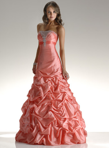 sweet orange~elegant prom dress,gown HY987098