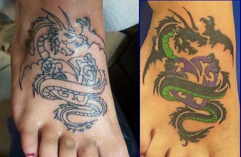 Tribal+dragon+tattoos+for+girls
