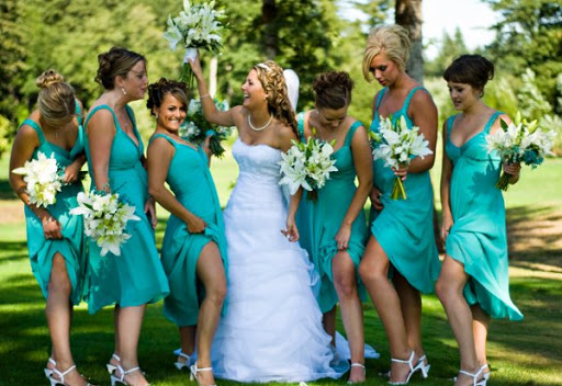 Summer Bridesmaid Dresses - Aqua Marine