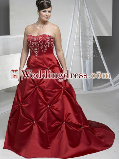 cherry+plus+size+wedding+dress+exclusive+design