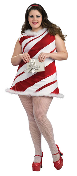 Ms. Candy Cane Christmas Costume