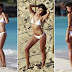 Lily Aldridge Spotted in White Bikini for Victoria Secret