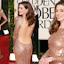 Backless Sequined Champagne Gown of Anne Hathaway