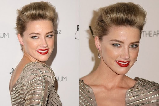 Amber Heard ; Celebrity Makeup