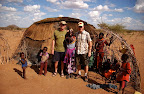 Me and Ted in a Rendille hut