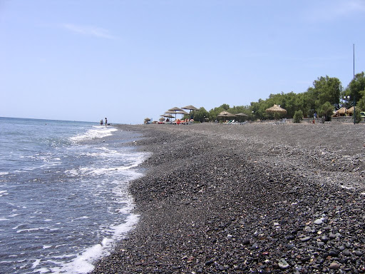 perissa Beach, Santonrini