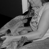 holly with bear
