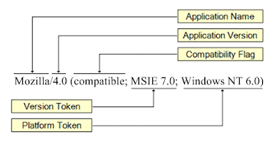 A typical Internet Explorer user-agent string.