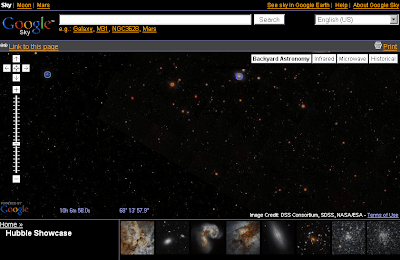 Google Sky Screenshot