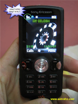 Celcom 3G on My Sony Ericsson W810i