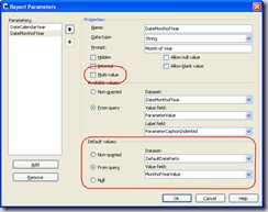 Updated Month of Year Report Parameter