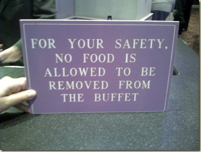 NoFoodRemovedFromBuffet