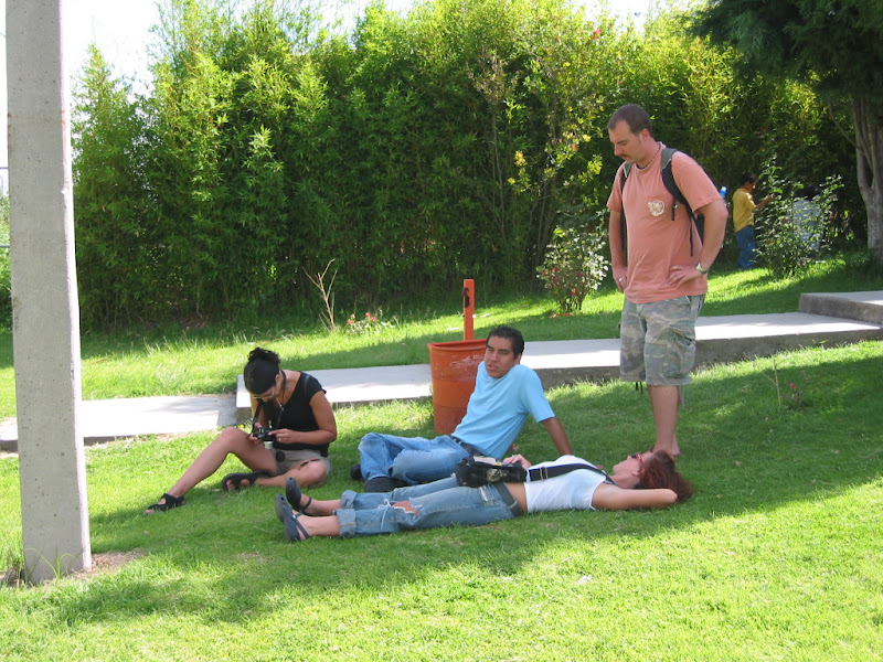 Resting in Cholula