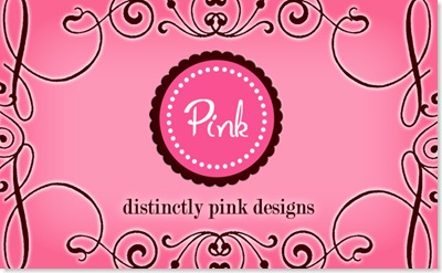 Pink Business card copy