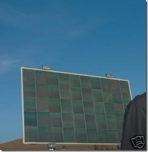 Nanosolar module photo from