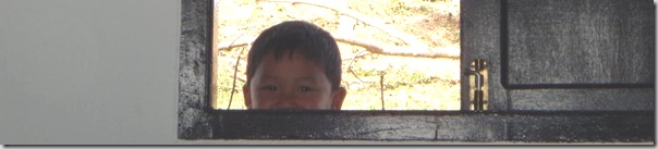 Kid in Lao. Hello World! Peek a boo!