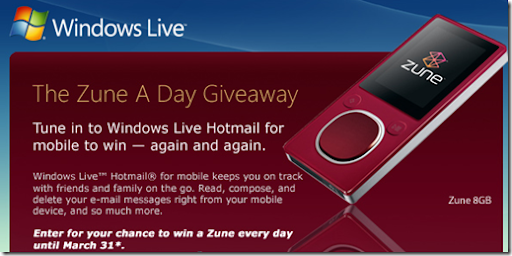 Win a Zune